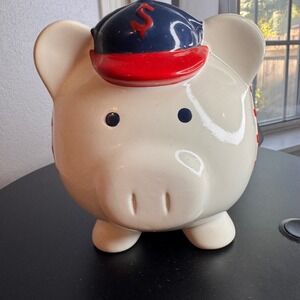 Circo Piggy Bank Baseball Cap‎ Ceramic Coin Bank Decor Kids Room 2012 Target